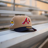 New Era Atlanta Braves 1999 World Series Red UV (Khaki/Navy) - New Era