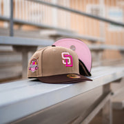 New Era San Diego Padres 40th Anniversary Pink UV (Khaki/Mocha) - New Era