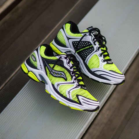 Saucony Progrid Triumph 4 (Yellow/Silver) - Saucony