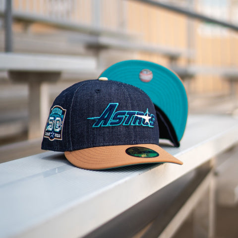 New Era Houston Astros 50th Anniversary Teal UV (Denim/Khaki) - New Era