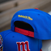 Mitchell N Ness Minnesota Twins 60th Anniversary Snapback (Blue/Red) - Mitchell & Ness