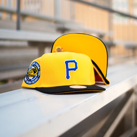 Mitchell N Ness Pittsburgh Pirates 30th Anniversary Snapback (Yellow/Black) - Mitchell & Ness