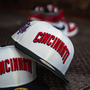 New Era Cincinnati Reds 150th Anniversary Good Grey UV (Off White/Black) - New Era