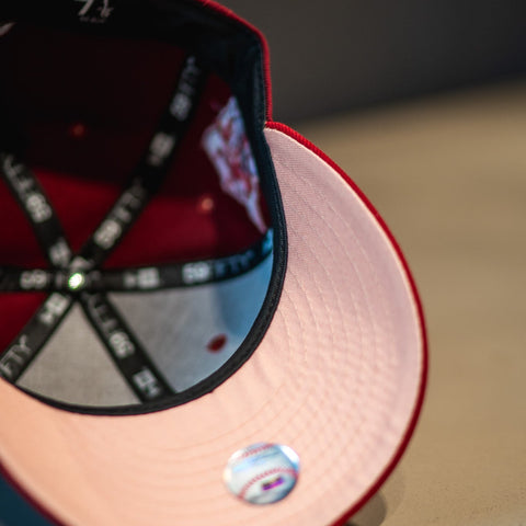 New Era Minnesota Twins 40th Season Pink UV (Maroon/Cardinal) - New Era