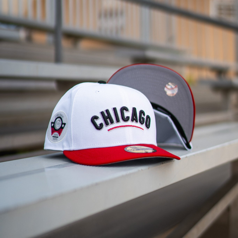 New Era Chicago Cubs 1975 Good Grey UV (White/Red) - New Era