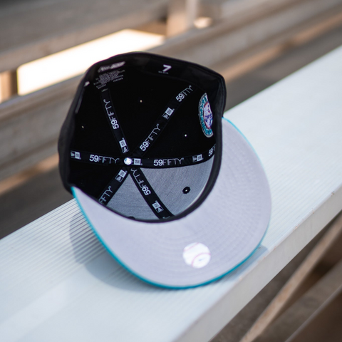 New Era Seattle Mariners 30th Anniversary Good Grey UV (Black/Teal) - New Era