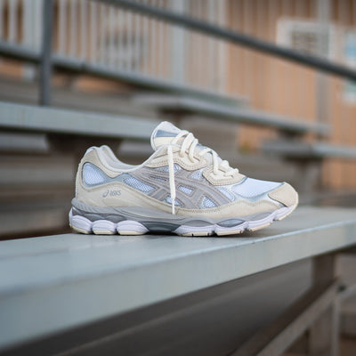 Mens Asics Gel-NYC (White/Oyster Grey) - Asics