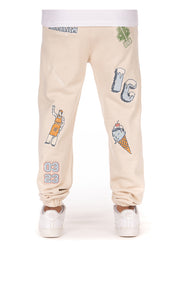 Ice Cream Work In Progress Sweatpants (Fog) - Ice Cream