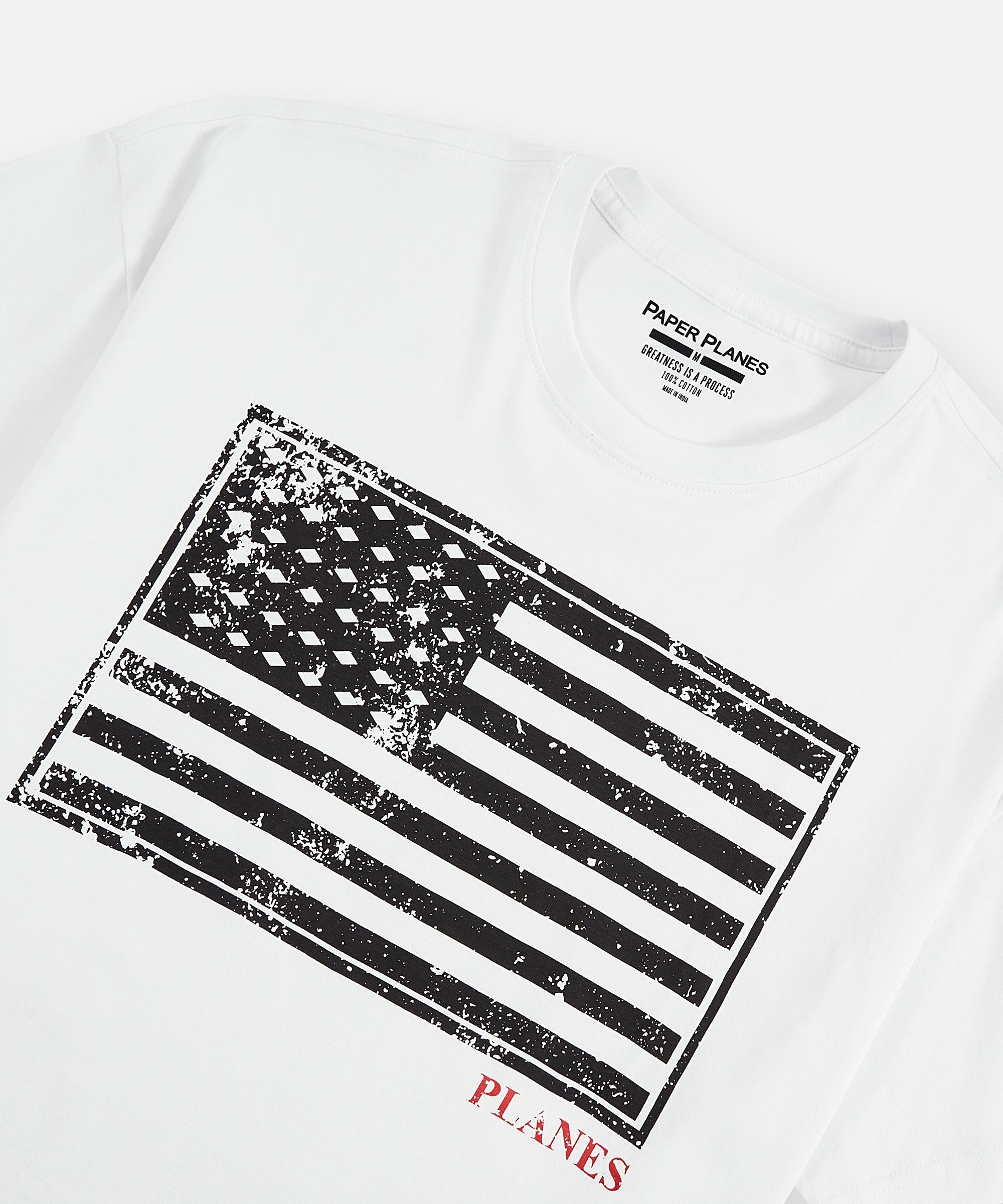 Paper Planes "Diamond Flag" Tee (White)