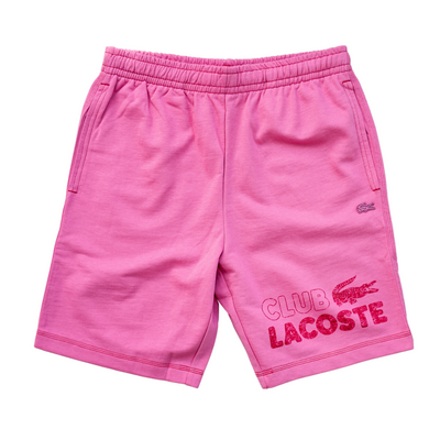 Lacoste Club Fleece Shorts (Pink) - Lacoste