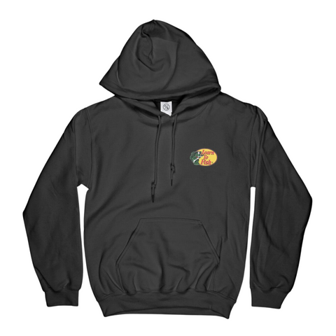 Fly Supply Learn To Fish Hoodie (Black) - Fly Supply