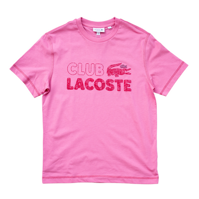 Lacoste Club Graphic T-shirt (Pink) - Lacoste
