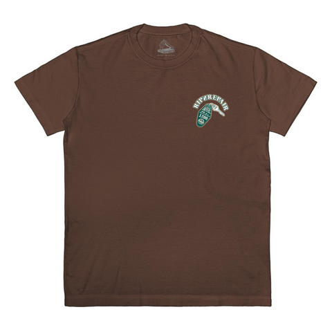 Rip n Repair Love Hotel Tee (Brown) - Rip n Repair