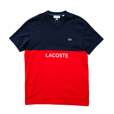 Lacoste Color Block Shirt (Navy/Red) - Lacoste