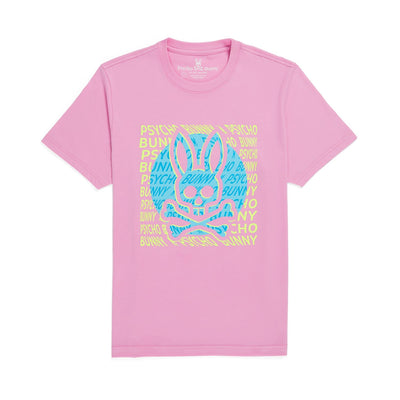 Mens Psycho Bunny Bengal Graphic Tee (Wild Rose) - Psycho Bunny