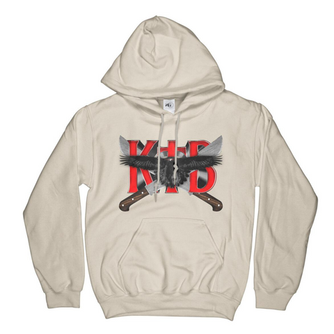 Sniper Gang KTB Logo Hoodie (Cream) - Sniper Gang Apparel