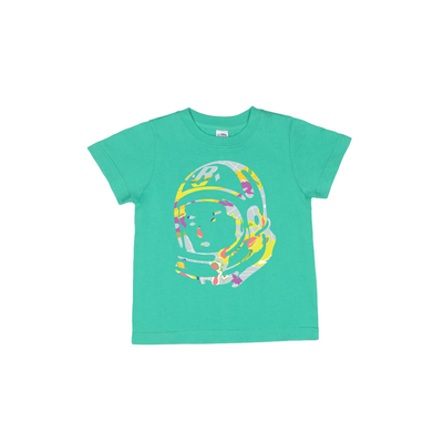 Kid's Billionaire Boys Club Helmet Traveler SS Tee (Biscay Green) - Billionaire Boys Club