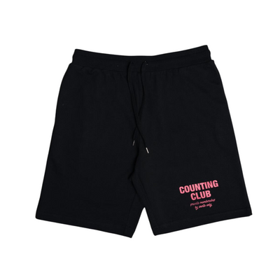 Counting Club Shorts (Black/Coral) - Counting Club