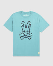 Psycho Bunny Howgate Graphic Tee (Miami Teal) - Psycho Bunny