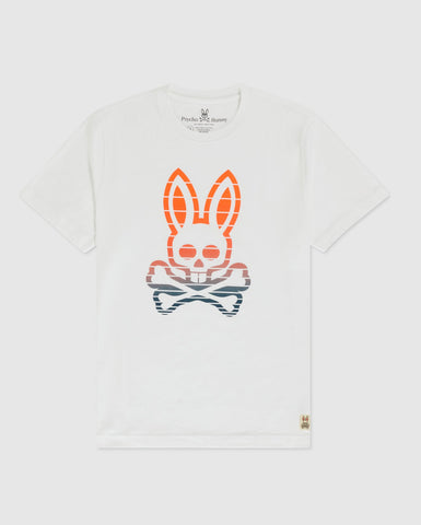 Psycho Bunny Kentmere Graphic Tee (White) - Psycho Bunny