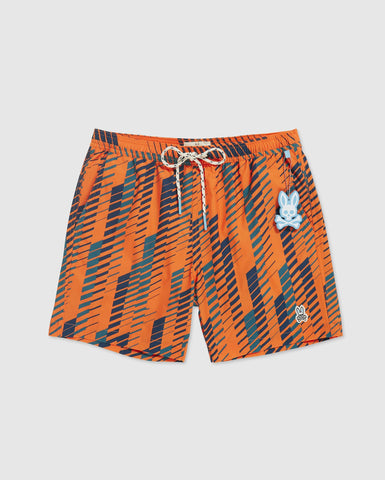 Psycho Bunny DOCKRAY SWIM TRUNKS (Tangelo) - Psycho Bunny