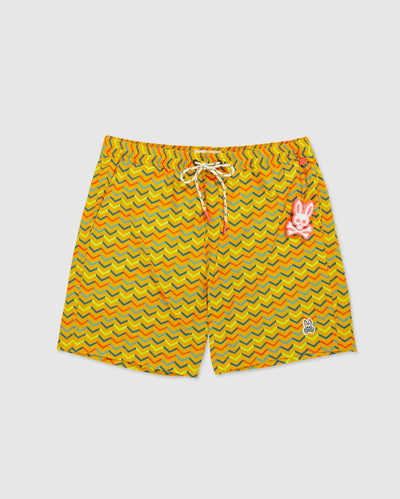 Psycho Bunny Carwin SWIM TRUNKS (Oxford Gold) - Psycho Bunny