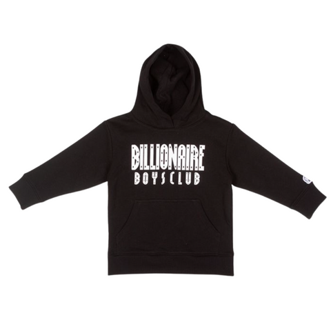 KIDS Billionaire Boys Club Straight Font Hoodie (Black) - Billionaire Boys Club