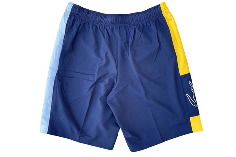 Lacoste SPORT Light Colorblock Shorts (Navy Blue/Yellow) - Lacoste