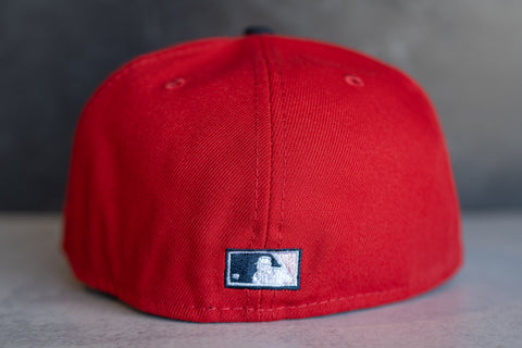 New Era Milwaukee Braves 1957 WS Pink UV (Red/Navy) - New Era