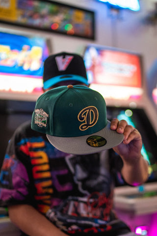 New Era Los Angeles Dodgers 40th Anniversary Toasted Peanut UV (Emerald/Steel) - New Era