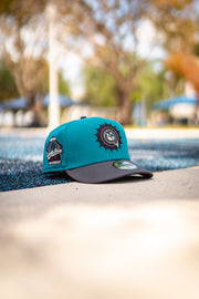 New Era Florida Marlins 25th Anniversary Bordeaux UV (Teal/Grey) - New Era