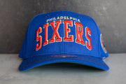 Mitchell & Ness Philadelphia 76ers Dad Cap (Royal Blue) - Mitchell & Ness