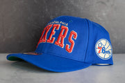 Mitchell & Ness Philadelphia 76ers Dad Cap (Royal Blue) - Mitchell & Ness