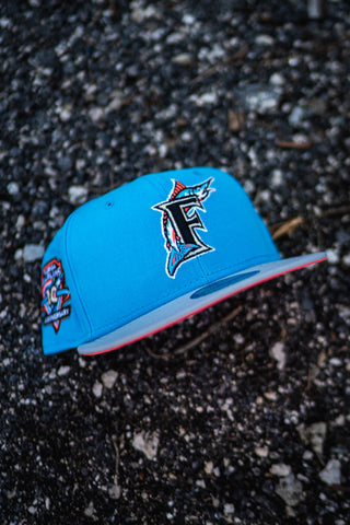 New Era Florida Marlins 10th Anniversary Hot Pink UV (Vice Blue/Grey) - New Era