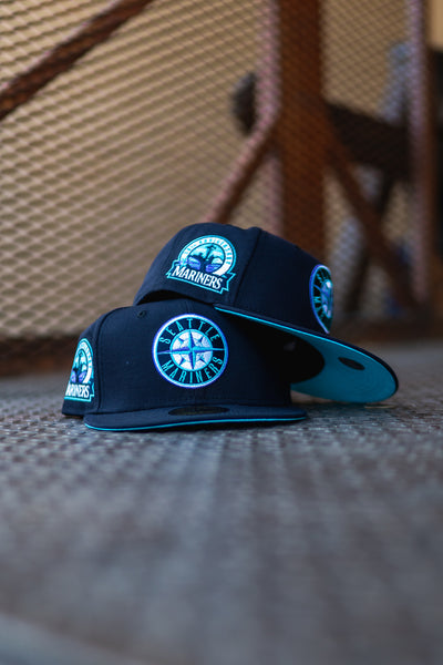 New Era Seattle Mariners 30th Anniversary Aqua UV (Navy Blue) - New Era