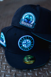 New Era Seattle Mariners 30th Anniversary Aqua UV (Navy Blue) - New Era