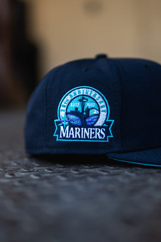 New Era Seattle Mariners 30th Anniversary Aqua UV (Navy Blue) - New Era