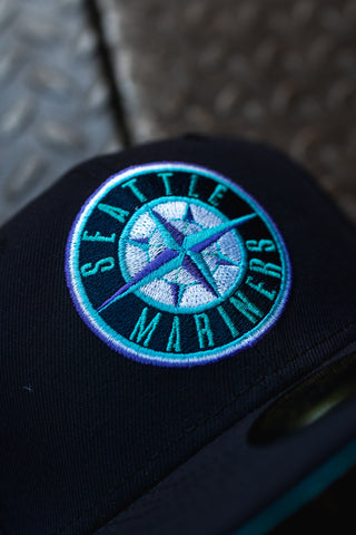 New Era Seattle Mariners 30th Anniversary Aqua UV (Navy Blue) - New Era