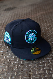 New Era Seattle Mariners 30th Anniversary Aqua UV (Navy Blue) - New Era