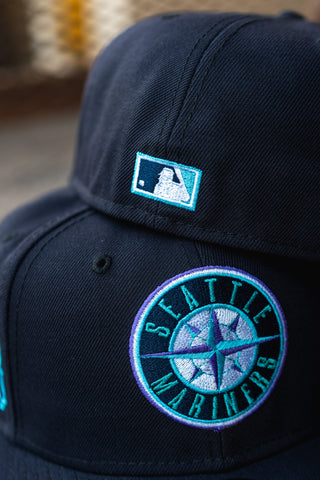 New Era Seattle Mariners 30th Anniversary Aqua UV (Navy Blue) - New Era