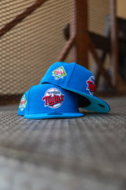 New Era Minnesota Twins 30th Anniversary Aqua UV (Marina Blue) - New Era