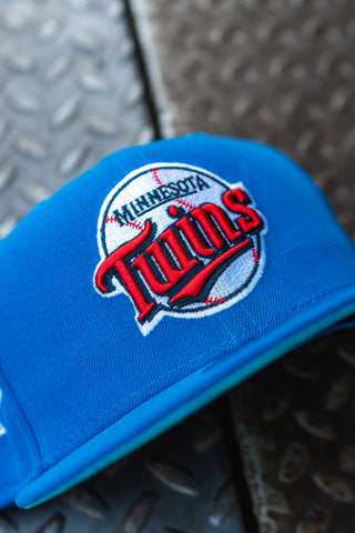 New Era Minnesota Twins 30th Anniversary Aqua UV (Marina Blue) - New Era