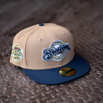 New Era Milwaukee Brewers 2002 ASG Green UV (Khaki/Navy) - New Era