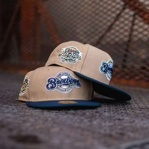 New Era Milwaukee Brewers 2002 ASG Green UV (Khaki/Navy) - New Era