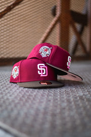 New Era San Diego Padres 40th Anniversary Pink UV (Wine Red/Mocha) - New Era
