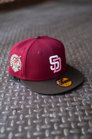 New Era San Diego Padres 40th Anniversary Pink UV (Wine Red/Mocha) - New Era