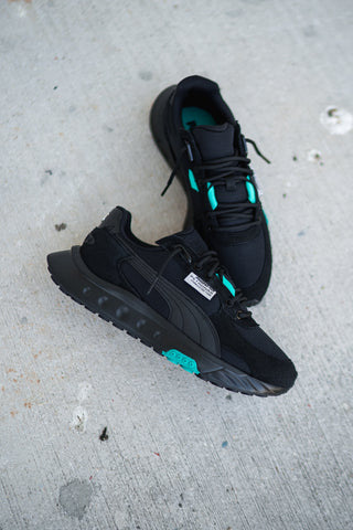 Puma x Mercedes Benz MAPF1 Wild Rider (Puma Black) - SNEAKER TOWN 