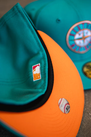 New Era Seattle Mariners 30th Anniversary Orange UV (Teal) - New Era