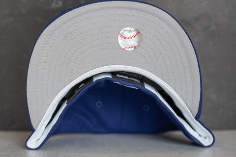New Era LA Dodgers 1988 World Series Side Patch Fitted Cap (Blue) - New Era