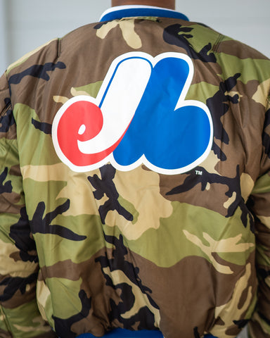 New Era x Alpha Industries Montreal Expos MA-1 Bomber Jacket - New Era